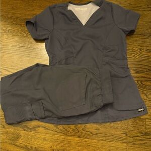 Grey's Anatomy Charcoal Scrub Ensemble